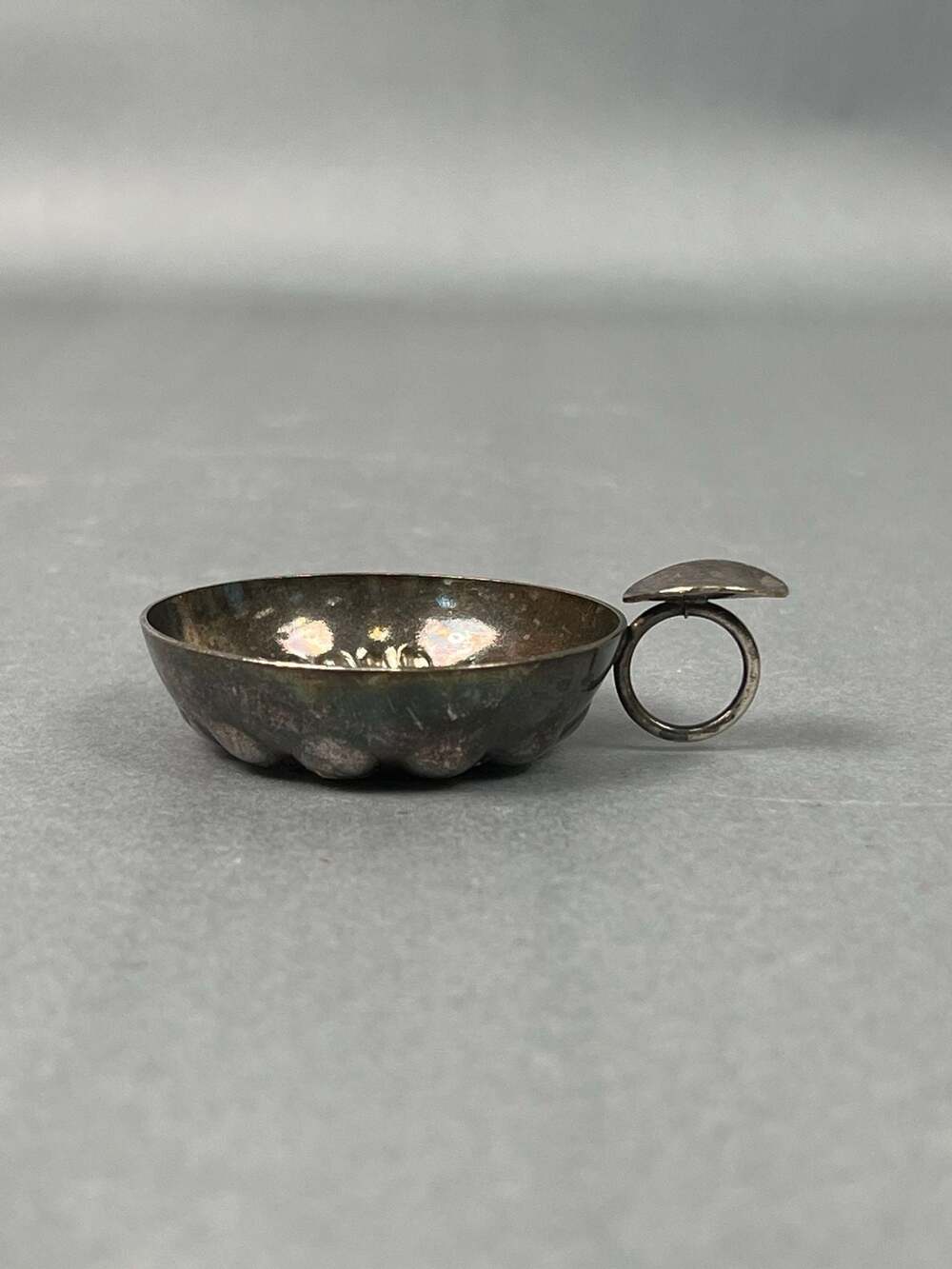 Vintage French Silver Plated Tastevin Wine Taster Sommelier Cup